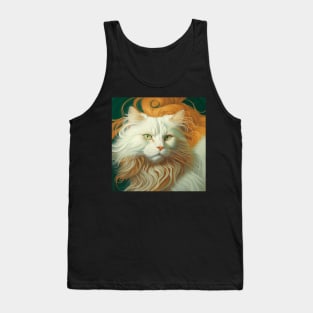 Beautiful white cat Tank Top